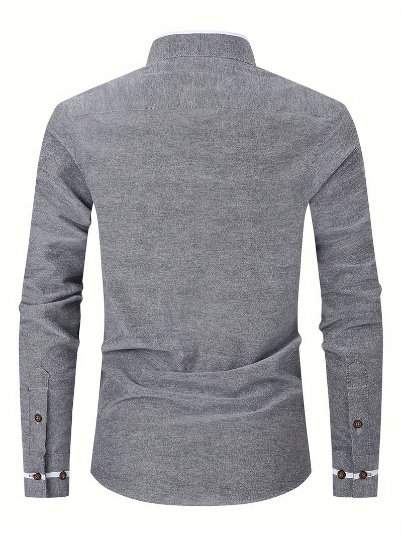 Raven Men's Long Sleeve Shirt | Classic Elegance 1