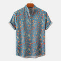Ravi Men's Casual Shirt | Elegant Floral Design 0