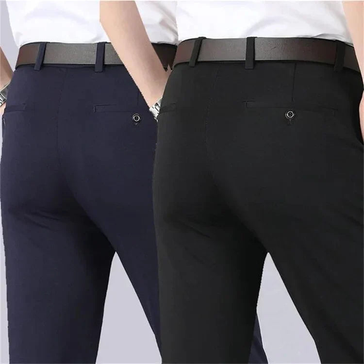 Robo Men's Trousers | Stretch Fabric, Classic Fit 0