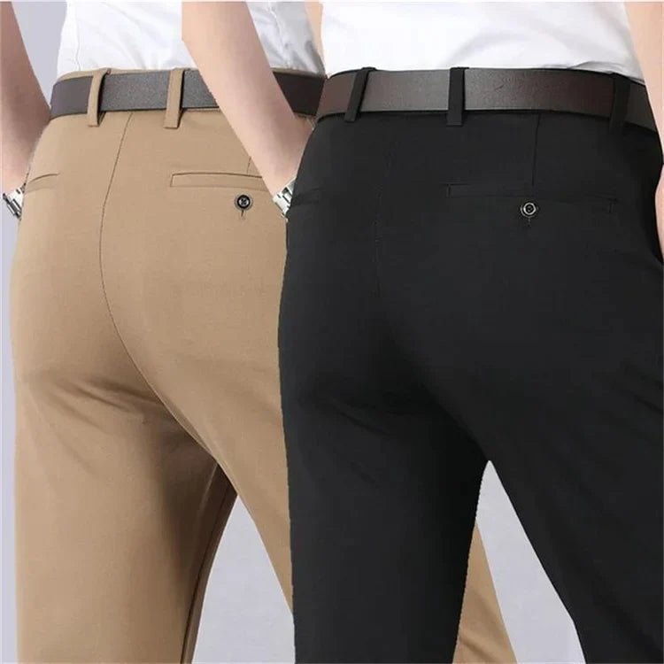 Robo Men's Trousers | Stretch Fabric, Classic Fit 1