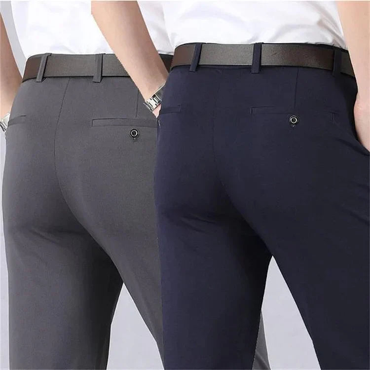 Robo Men's Trousers | Stretch Fabric, Classic Fit 2
