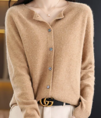 Rochelle Women's Cardigan | Soft O-Neck, Tailored Fit 10