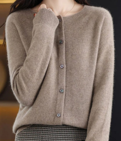 Rochelle Women's Cardigan | Soft O-Neck, Tailored Fit 9