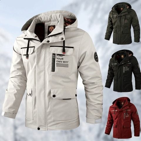 Ronaldo Men's Winter Jacket | Windproof Waterproof Puffer Coat 4