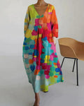 Sabrina Women's Colorful Printed Dress | Playful Design 0