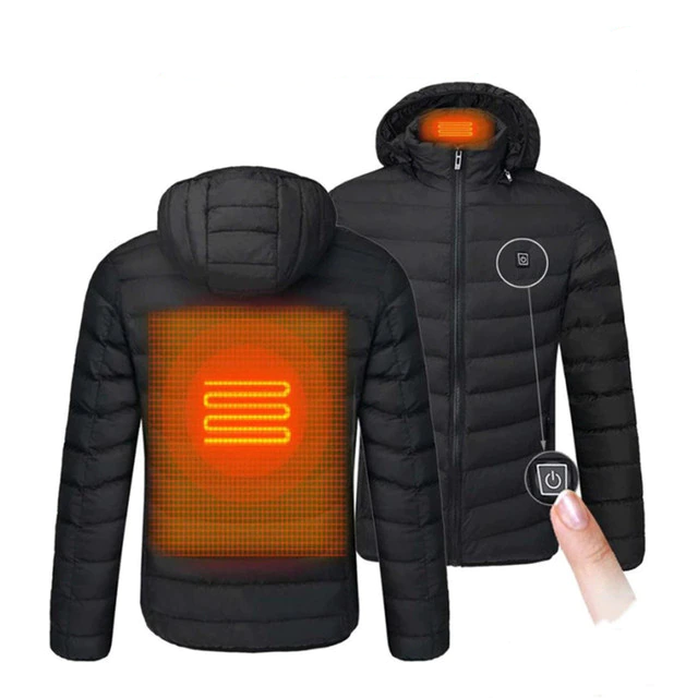 Sleek Men's Self-Heating Jacket | Waterproof, Multiple Temperature Modes 0