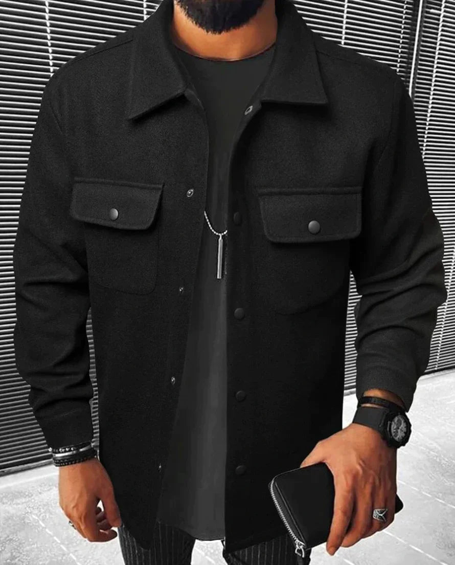 Sleek Men's Shirt | Premium Comfort & Warmth 0