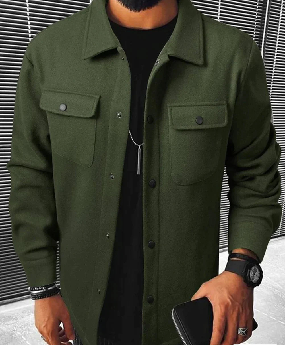 Sleek Men's Shirt | Premium Comfort & Warmth 8