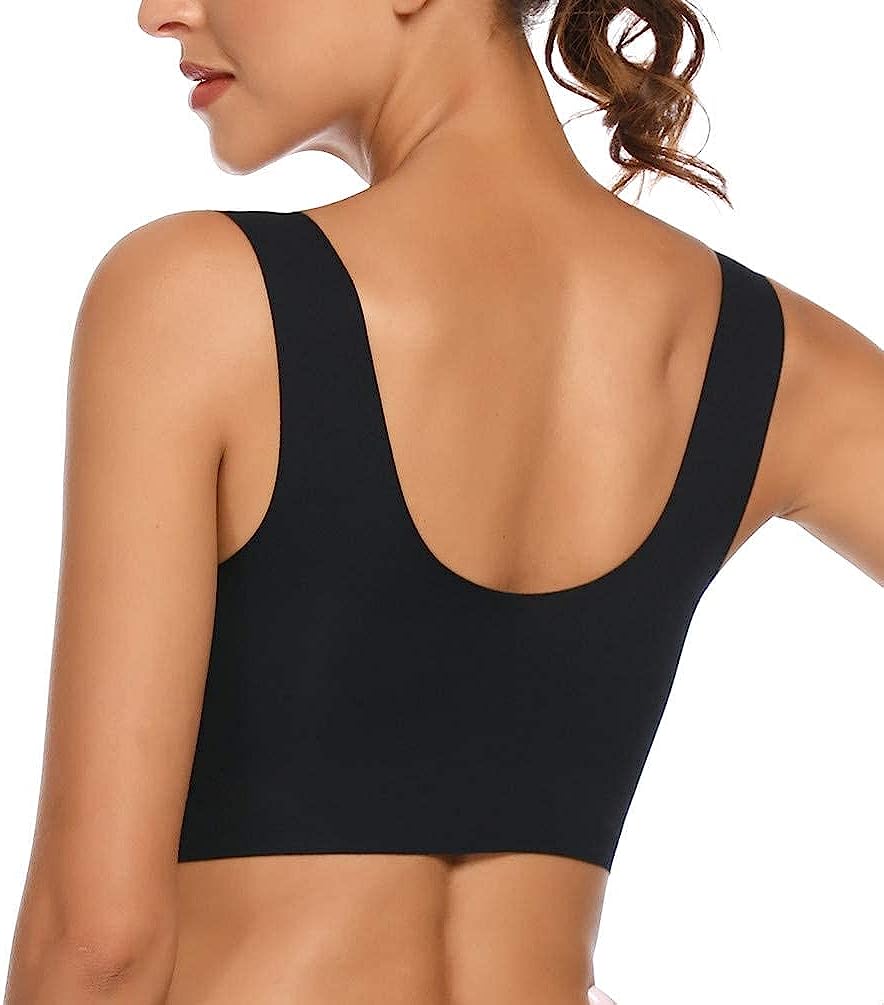 Sleek Women's Comfort Bra | Seamless Design with Mesh Insert 1