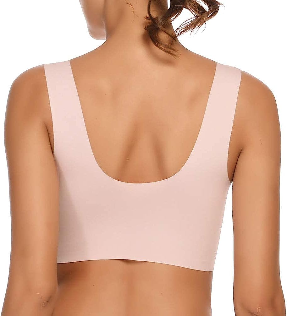 Sleek Women's Comfort Bra | Seamless Design with Mesh Insert 3