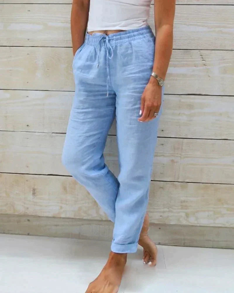 Sophie Women's Linen Pants | Premium Quality, Timeless Elegance 1
