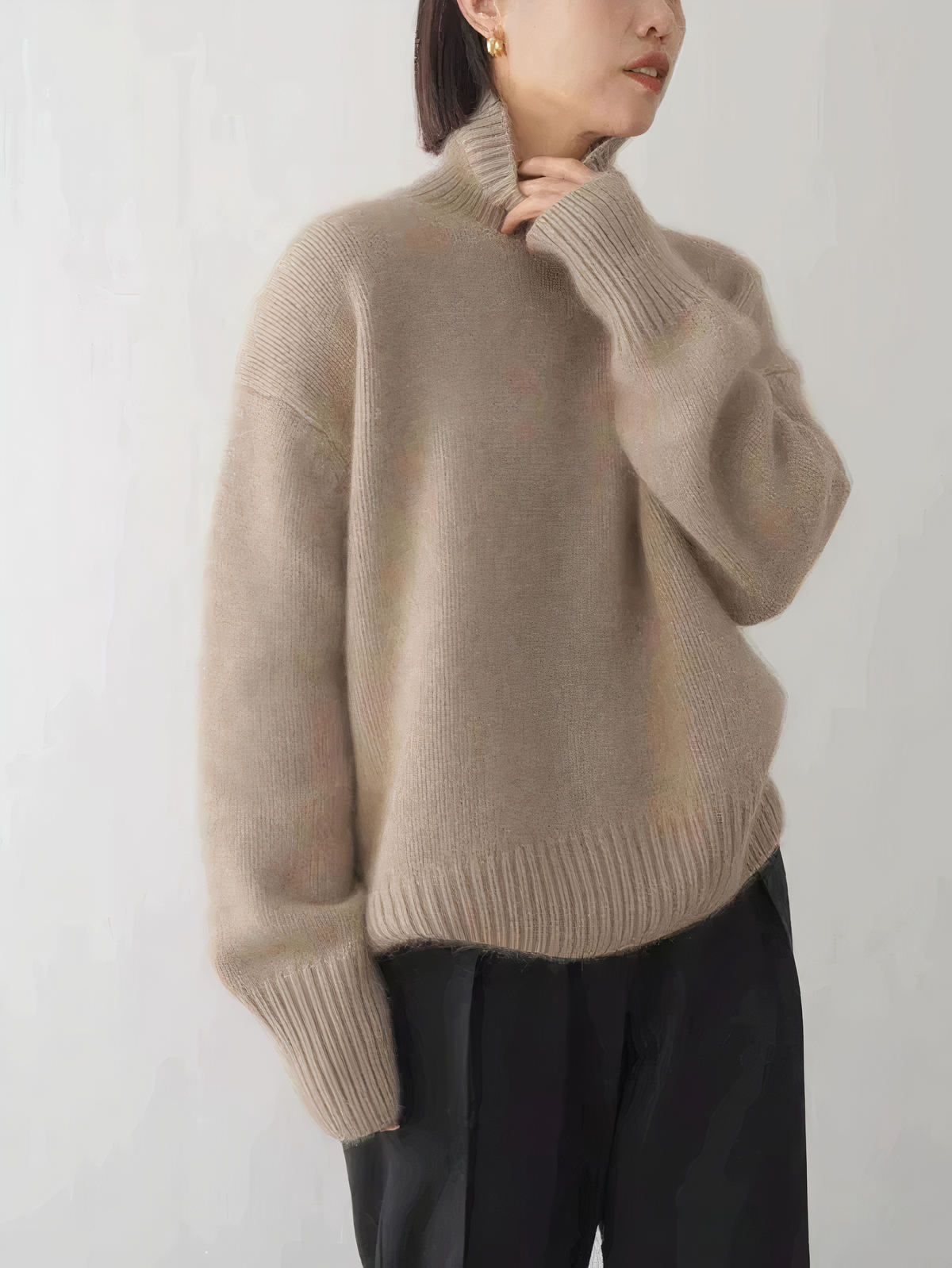 Sophie Women's Turtleneck Sweater | Luxurious Softness 0