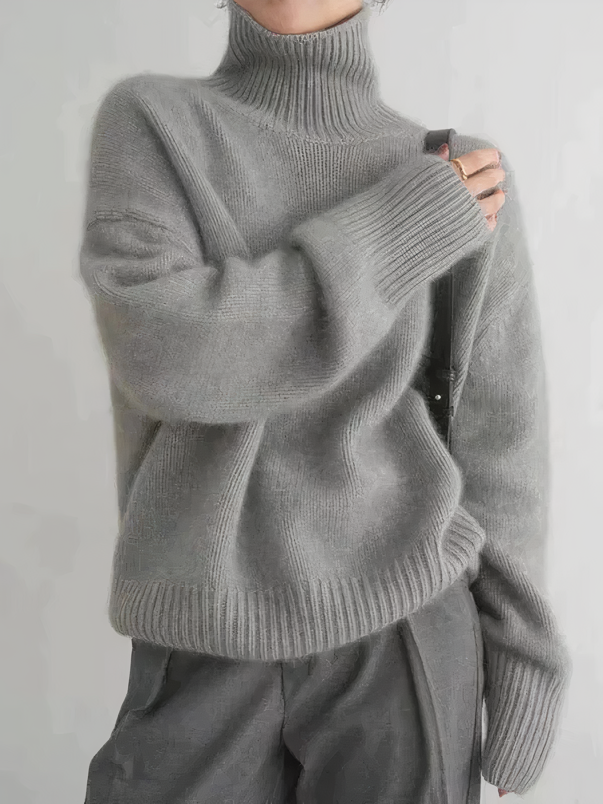 Sophie Women's Turtleneck Sweater | Luxurious Softness 1