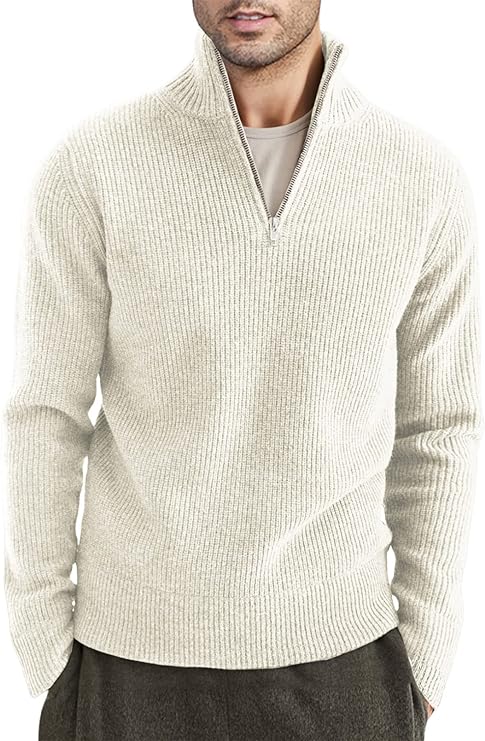 Taro Men's Sweater | Italian Design, Zipper Style, Elegant Comfort 13