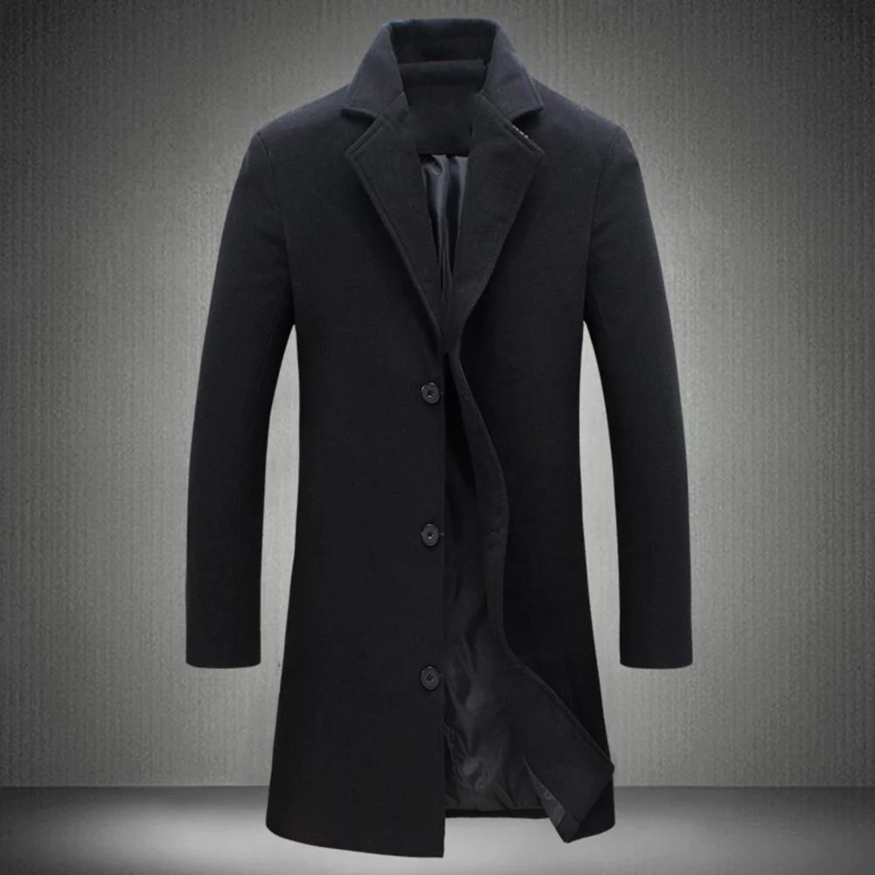 Terrence Men's Overcoat | Premium Wool, Classic Elegance 0