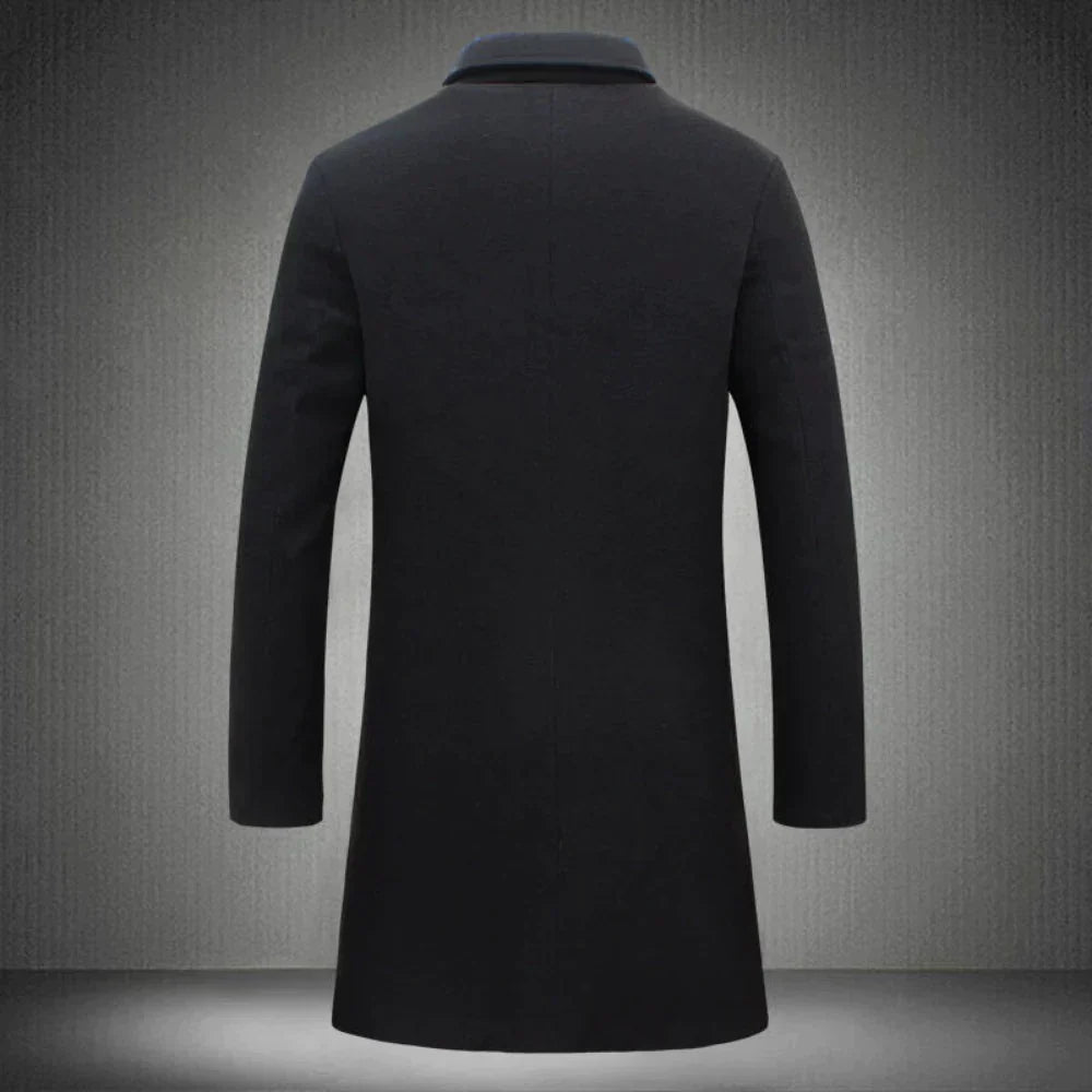 Terrence Men's Overcoat | Premium Wool, Classic Elegance 1