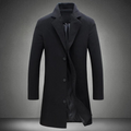Terrence Men's Overcoat | Water-Repellent Wool Blend, Elegant Design 0