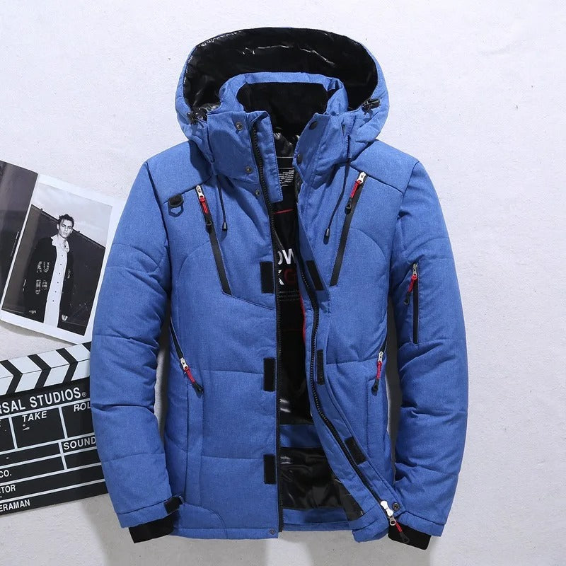 Thick Men's Winter Jacket | Fur Lining, Hooded 4