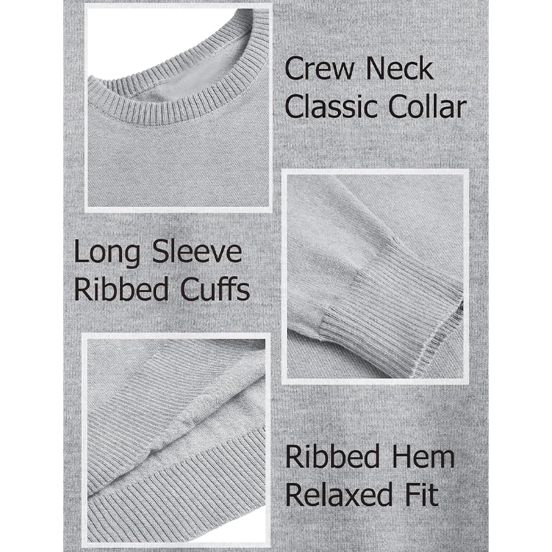 Timo Men's Sweater | Classic Crew Neck, Elegant Design 4