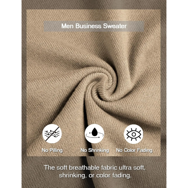 Timo Men's Sweater | Classic Crew Neck, Elegant Design 5