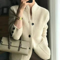 Tina Women's Cardigan Sweater | Cozy Turtleneck Design, Slim Fit 0