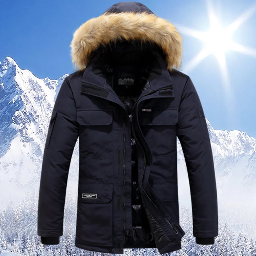 Toby Men's Winter Jacket | Luxurious Fur-Lined Hood 4