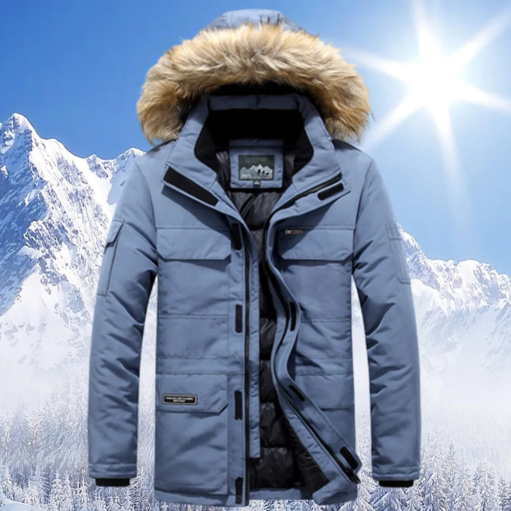 Toby Men's Winter Jacket | Luxurious Fur-Lined Hood 5