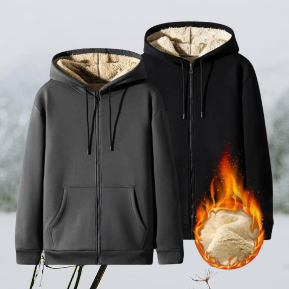 Vera Unisex Hooded Jacket | Premium Lambskin, Cozy Fleece Lining 3