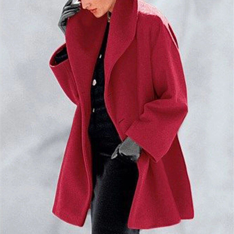 Vesna Women's Wool Coat | Elegant Windproof Design, Cozy Texture 6