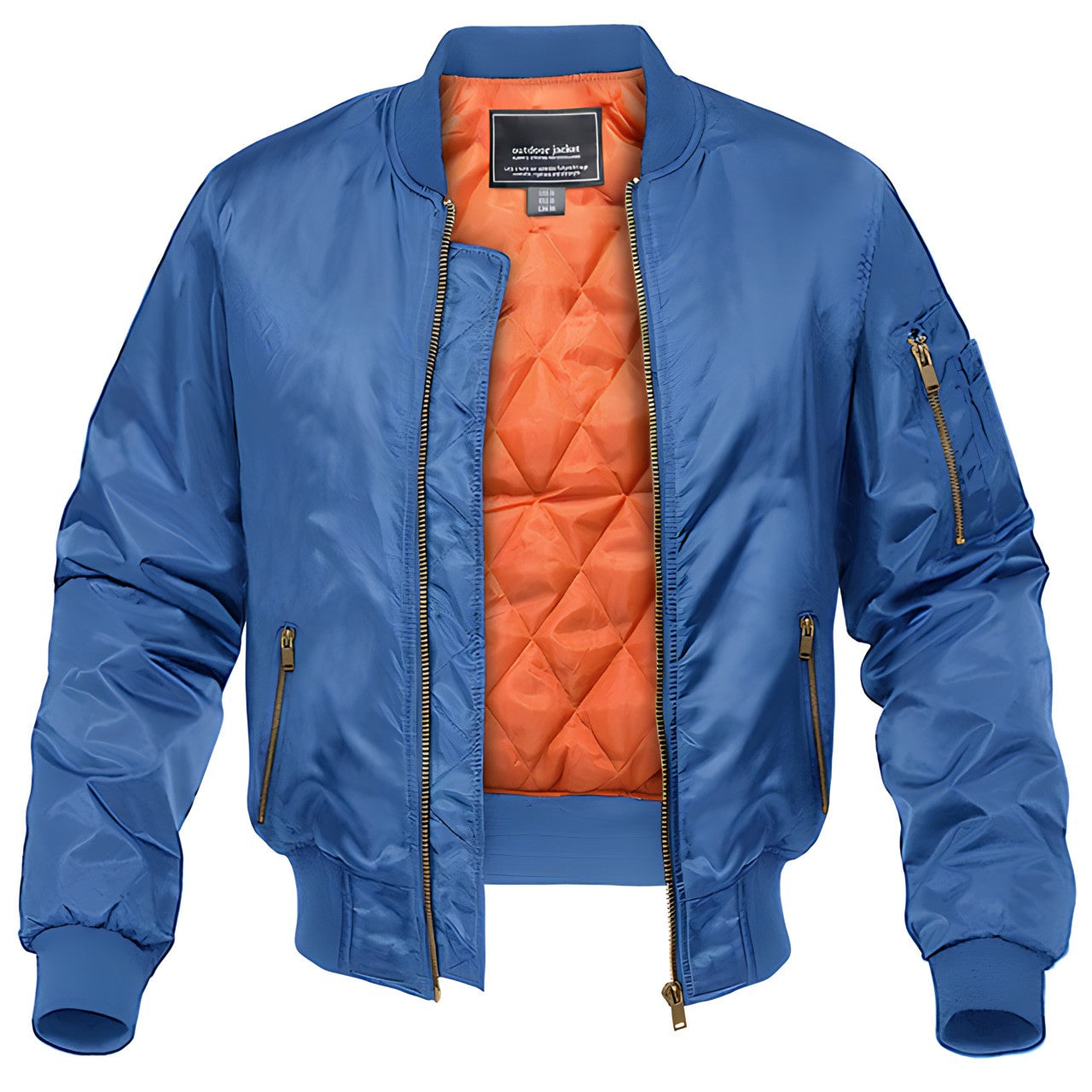 Vick Men's Bomber Jacket | Thick Cozy Lining 0