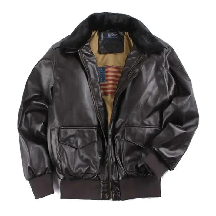 Vint Men's Leather Jacket | Vintage Style, Everyday Comfort 0