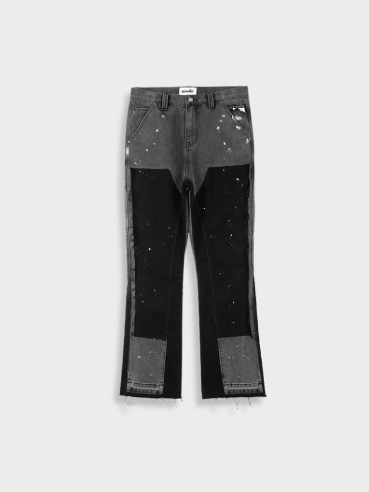 Vito Men's Denim Jeans | Vintage Style with Unique Patches 0