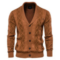 Wade Men's Cardigan Sweater | Premium Cotton, Casual Chic 0