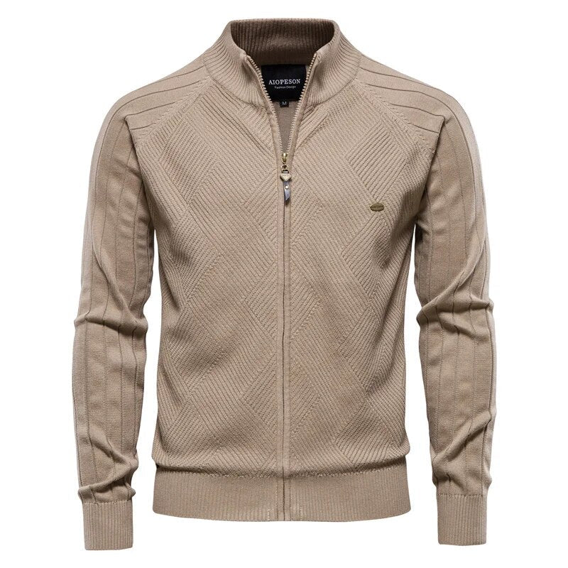 Wade Men's Cardigan Sweater | Premium Cotton, Casual Chic 10