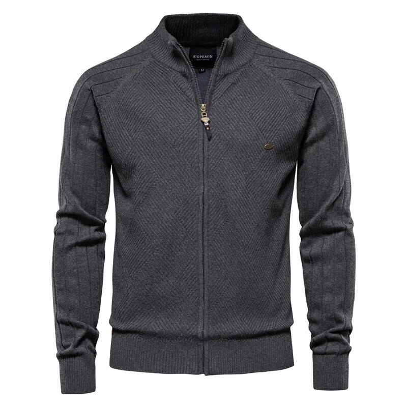 Wade Men's Cardigan Sweater | Premium Cotton, Casual Chic 11
