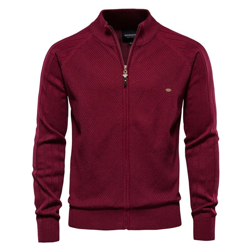 Wade Men's Cardigan Sweater | Premium Cotton, Casual Chic 12