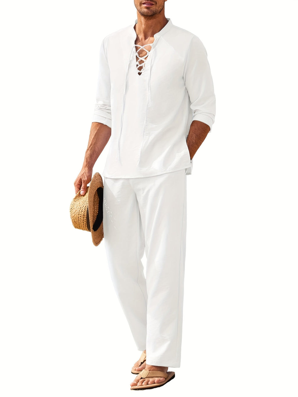 Wade Men's Linen Set | Lightweight and Breathable 0