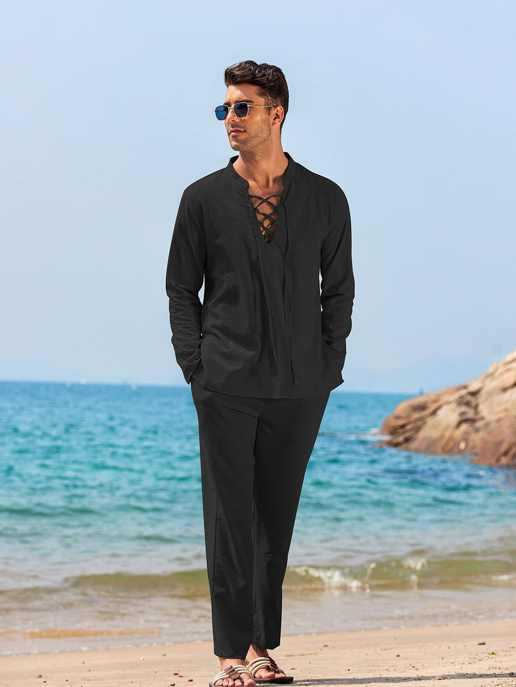 Wade Men's Linen Set | Lightweight and Breathable 1