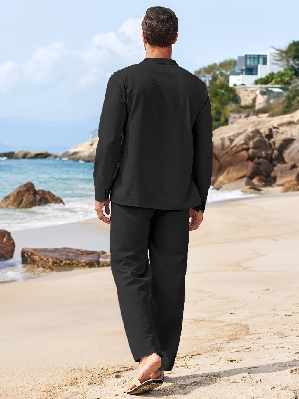 Wade Men's Linen Set | Lightweight and Breathable 5