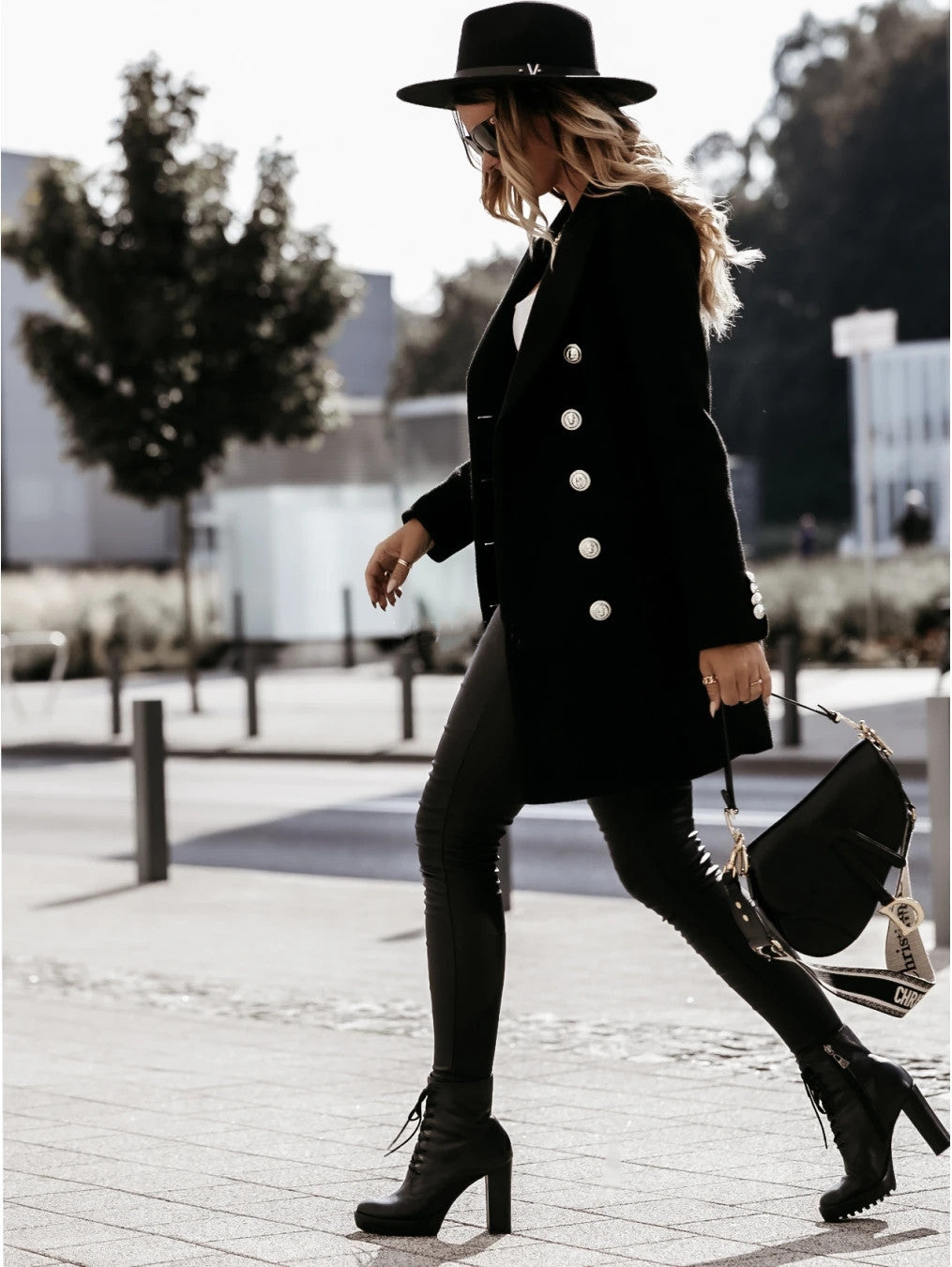 Wendy Women's Pea Coat | Elegant Vintage Design, Durable Polyester 2