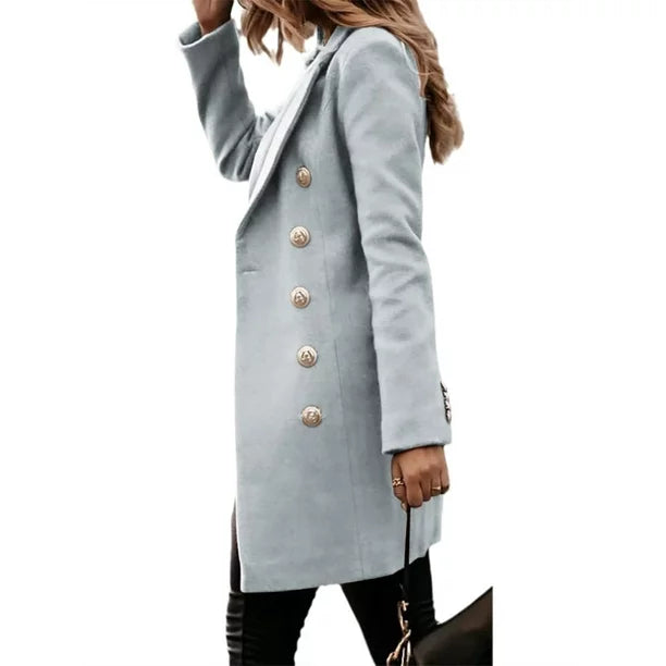 Wendy Women's Pea Coat | Elegant Vintage Design, Durable Polyester 6