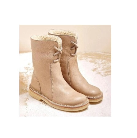 Wendy Women's Vintage Boots | Waterproof Leather with Wool Lining 4