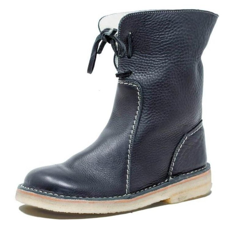 Wendy Women's Vintage Boots | Waterproof Leather with Wool Lining 6