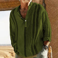 Yano Men's Vintage Linen Shirt | Lightweight, Breathable Comfort 0