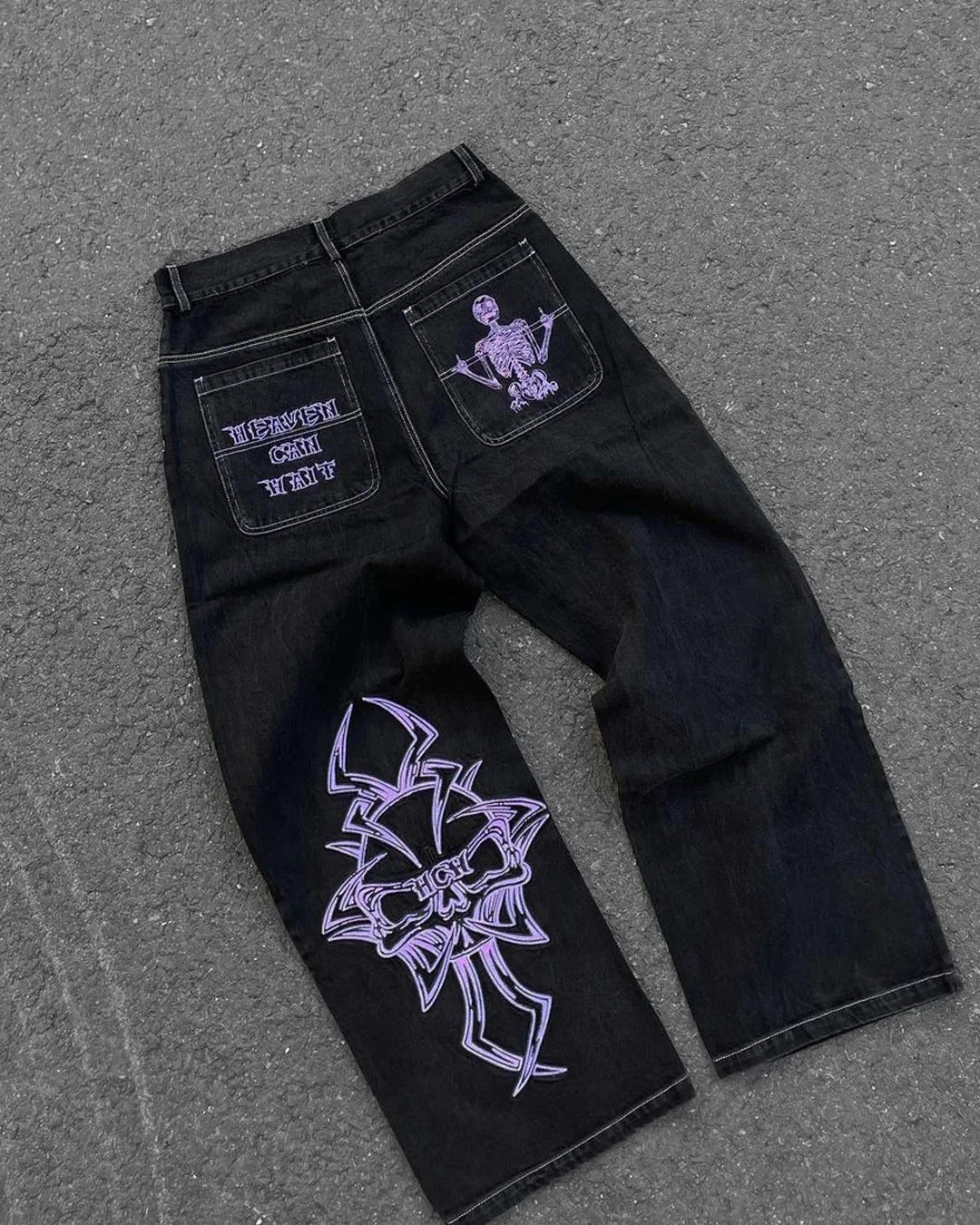 Yara Women's Baggy Jeans | Comfortable Wide-Leg Fit, Y2K Harajuku Style 5