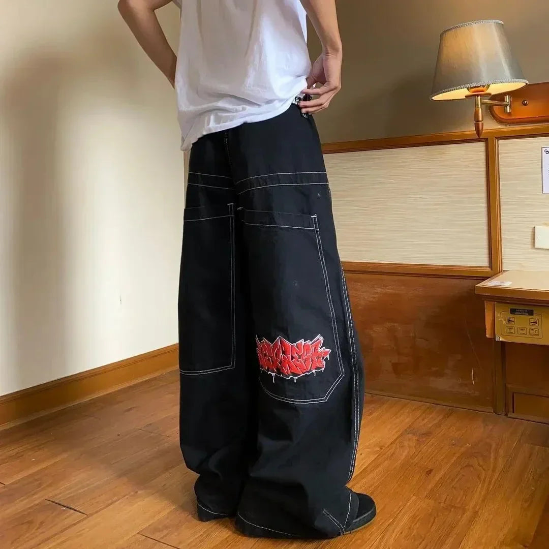 Yara Women's Baggy Jeans | Comfortable Wide-Leg Fit, Y2K Harajuku Style 8