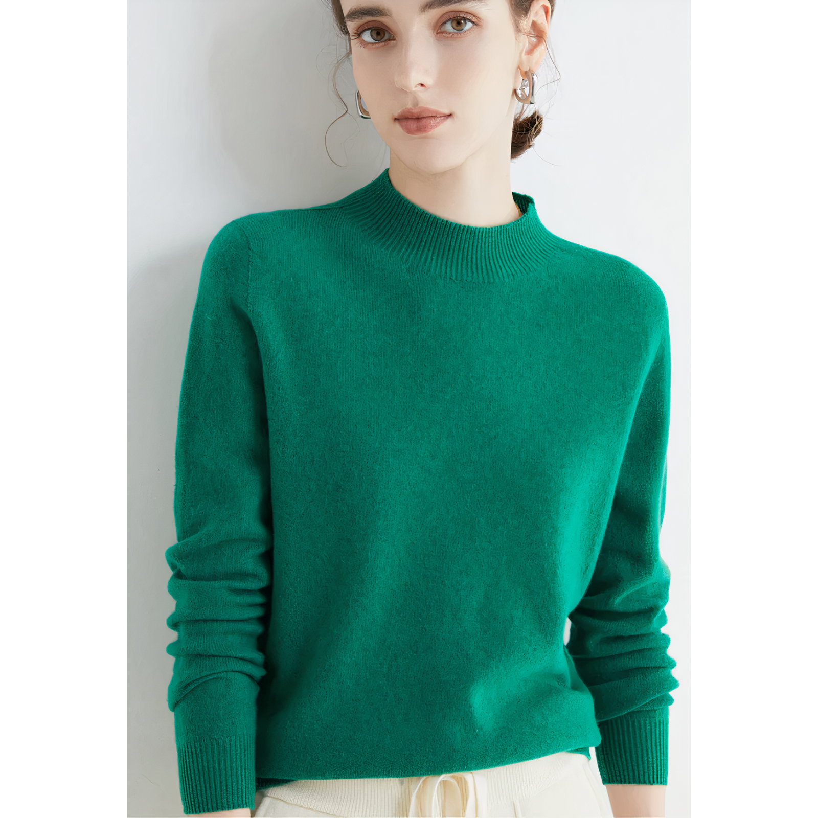 Yelena Women's Half Neck Sweater | Ultra Soft, Versatile Design 2