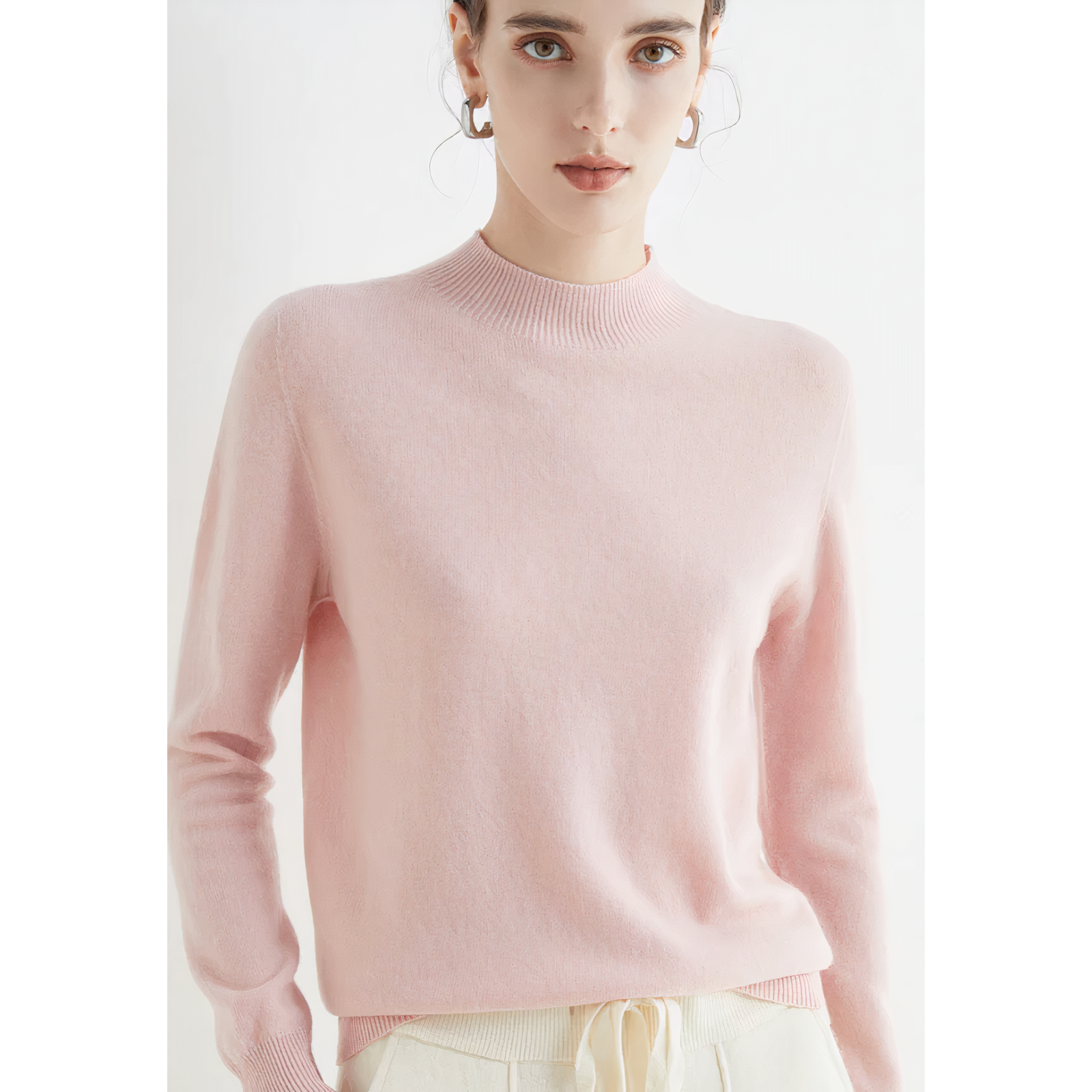 Yelena Women's Half Neck Sweater | Ultra Soft, Versatile Design 5