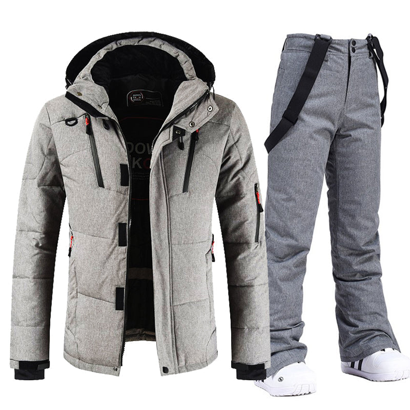 Yenien Men's Ski Suit | Waterproof Insulated One Piece Design 3
