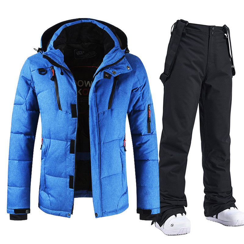 Yenien Men's Ski Suit | Waterproof Insulated One Piece Design 5